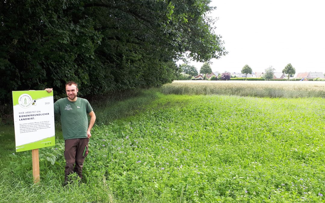 Immer mehr Landwirte zeigen, dass sie bienenfreundlich sind
