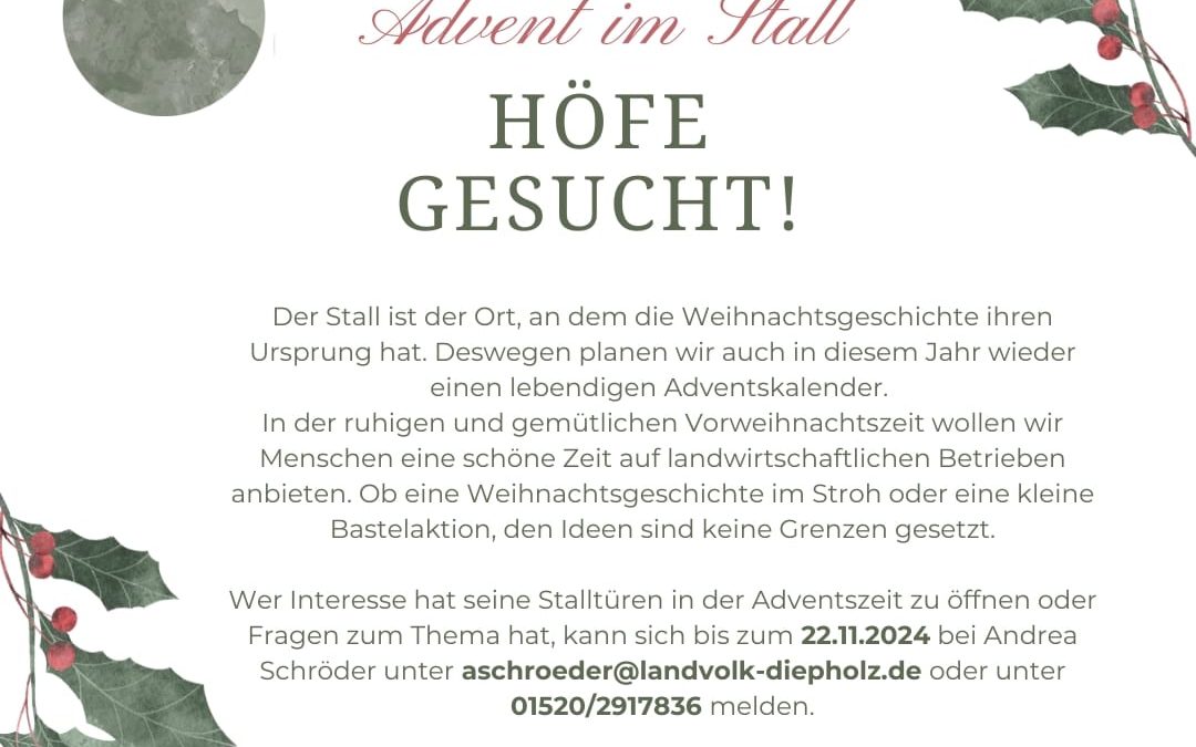 Die Weihnachtszeit rückt immer näher&hellip;