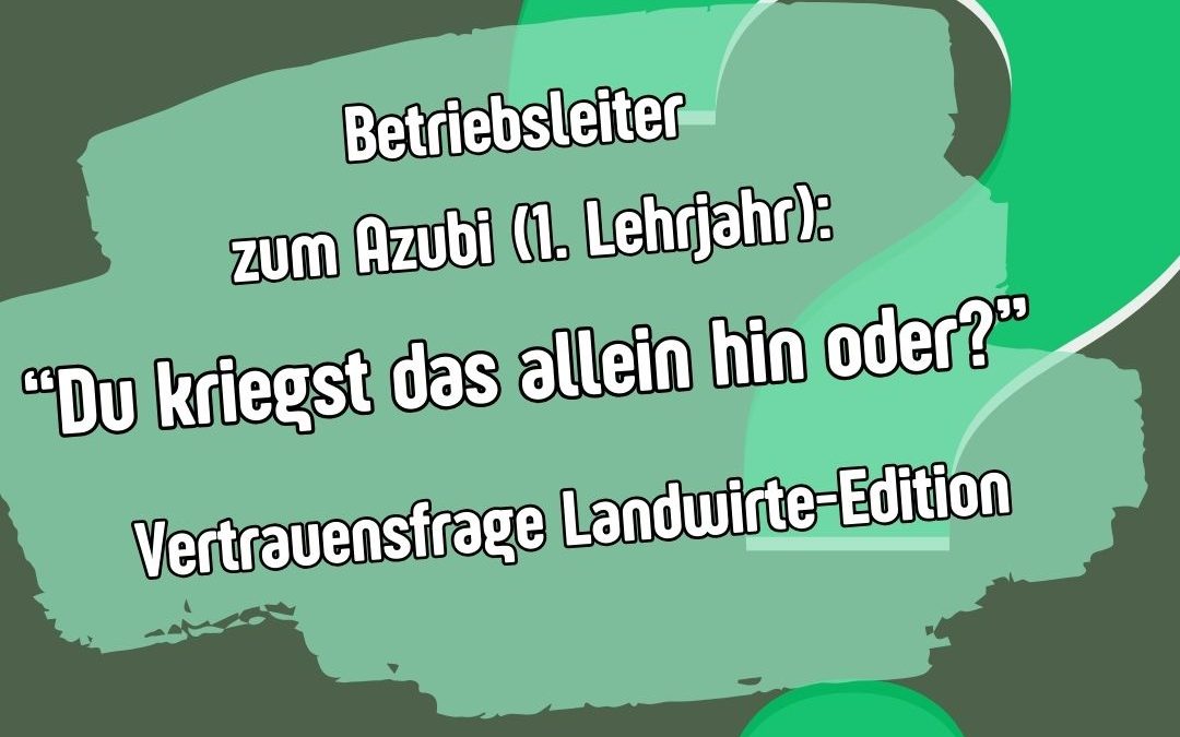 Bei welcher Aufgabe würdet ihr&hellip;