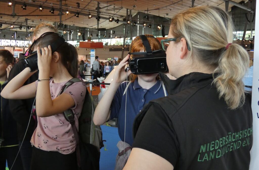 Berufsorientierung per 360 Grad-Rundgang im Stall