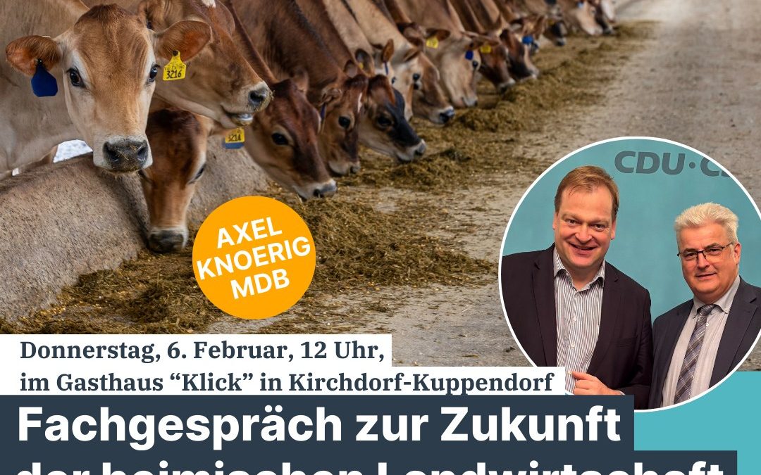 Veranstaltungshinweis: Der agrarpolitische Sprecher der&hellip;