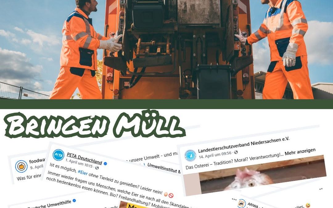 Nicht zu verwechseln! Leider wahr… besonders in den Sozialen Medien werden viele Fake News zur modernen Landwirtschaft…