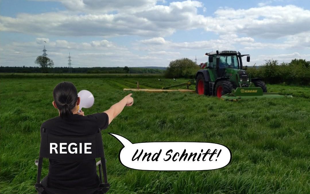 Bei der Grasernte mal wieder gut abgeschnitten! 👍 #Grasernte #Mahd #Landwirtschaft #Wortwitz