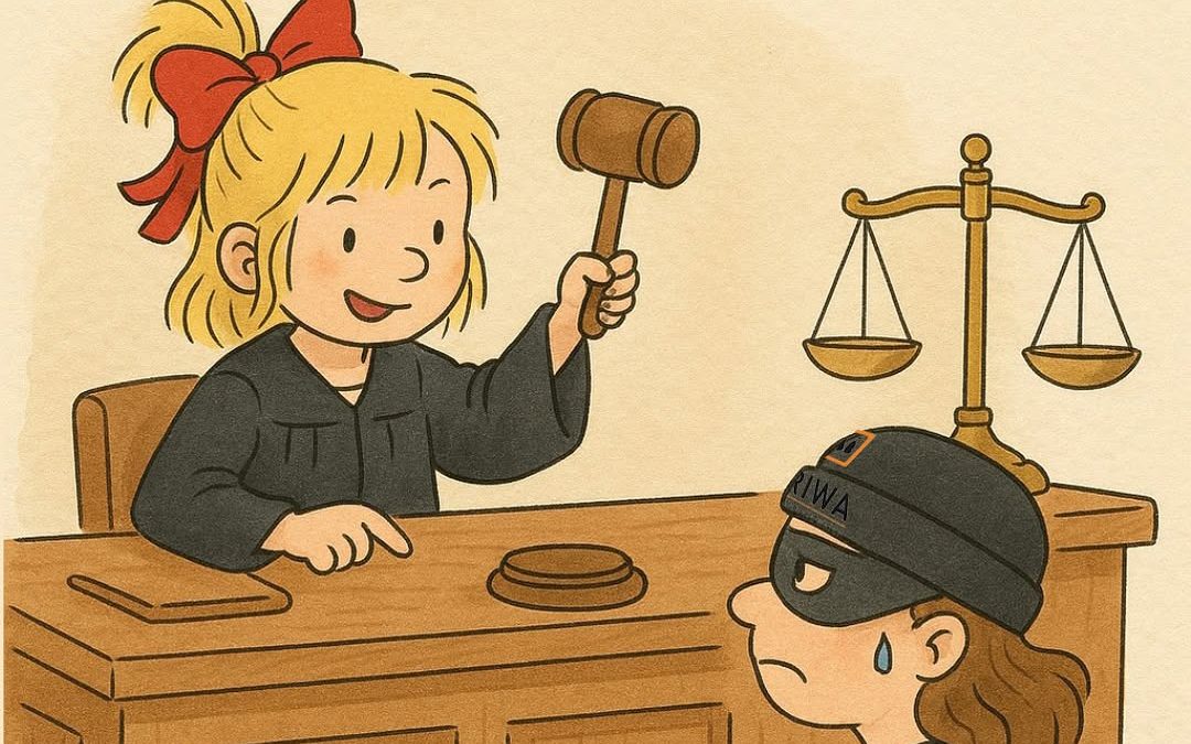 Conni hat einen Sinn für Gerechtigkeit! ⚖️ Nächste Woche beginnt der Prozess gegen Stalleinbrecher der Tierrechtsgruppe …