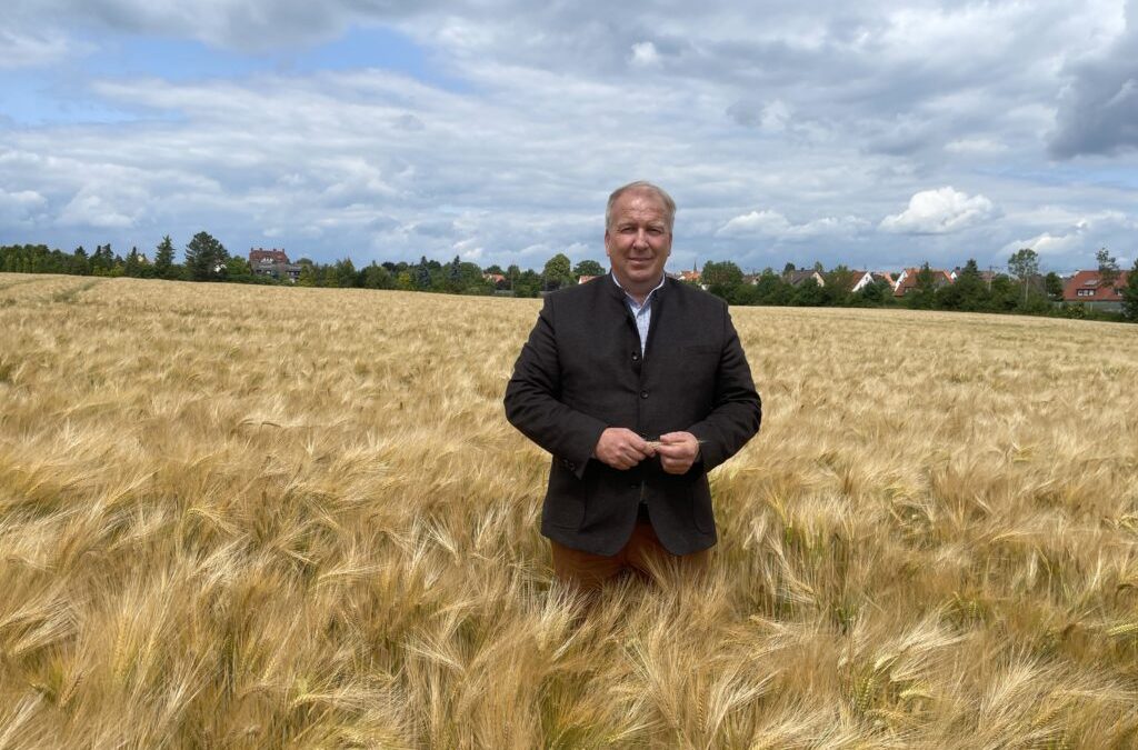 Jeder Regentropfen und Bodenpunkt zählt bei Gerstenernte