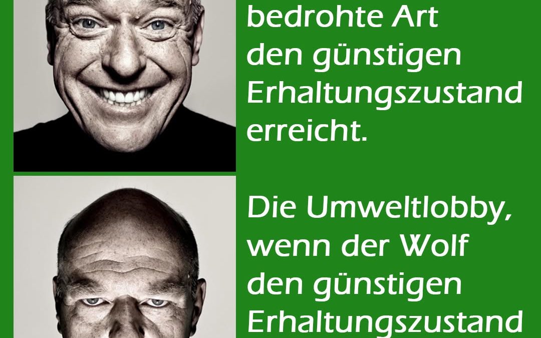 Verkehrte Welt? ↔️🌍 Beim Wolf 🐺 zeigen sich einschlägige Umweltorganisationen wenig erfreut, dass der Zustand der atla…