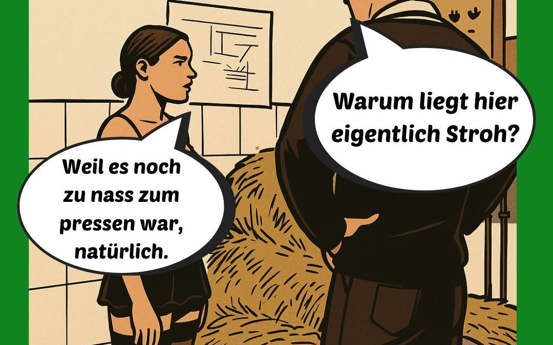 War ja so klar, dass die Frage kommt… 🙄😅 #Ernte2025 #Landwirtschaft