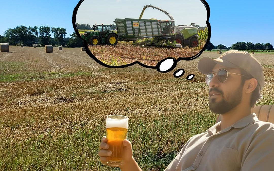 Hand aufs Herz✋❤️: Wem geht es auch so? #Ernte2025 #Landwirtschaft #Erntebier