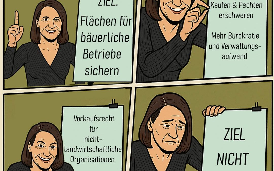 Man kann kein Ziel erreichen, wenn man in die falsche Richtung läuft! ⬅️🏃‍♀️🏁 Mehr Bürokratie, praxisferne Kappungsgre…