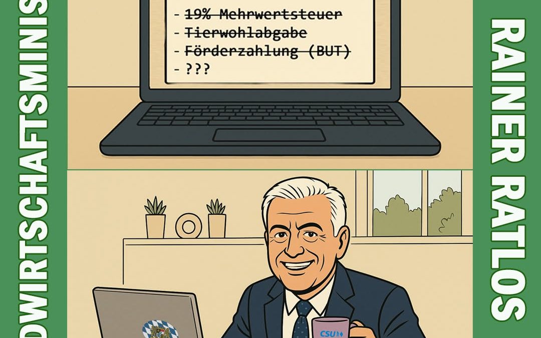 Bundesminister Alois Rainer schließt vieles aus, wenn es darum geht, gesellschaftlich gewollten Tierwohlumbau zu ermögli…