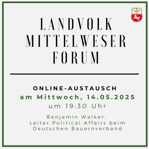 Einladung zur Info-Veranstaltung im Mittelweser-Forum! Morgen Abend informieren das Landvolk Diepholz und das Landvolk M…