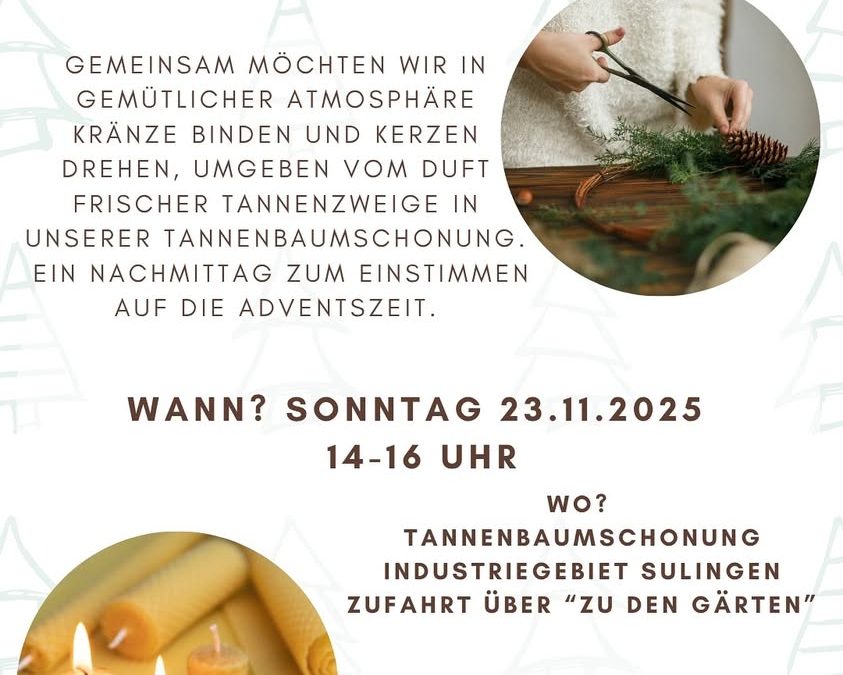 Basteln und binden zur Vorbereitung&hellip;