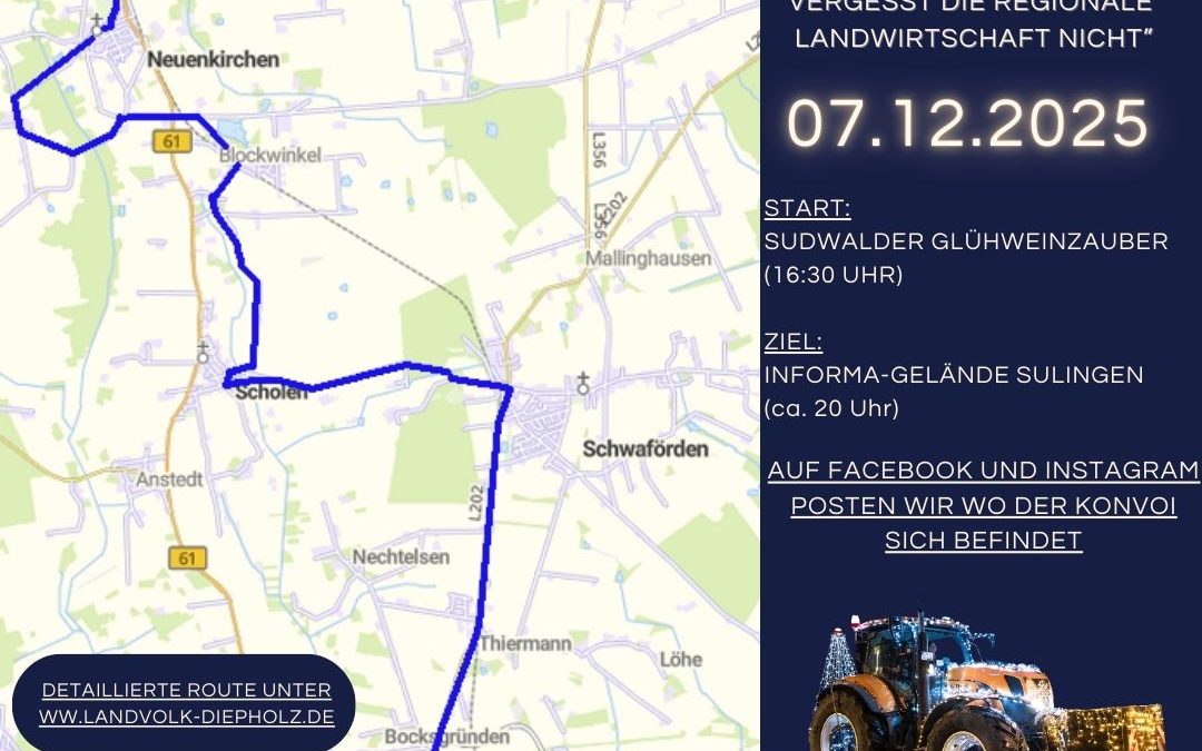 Am Sonntag geht es los!…