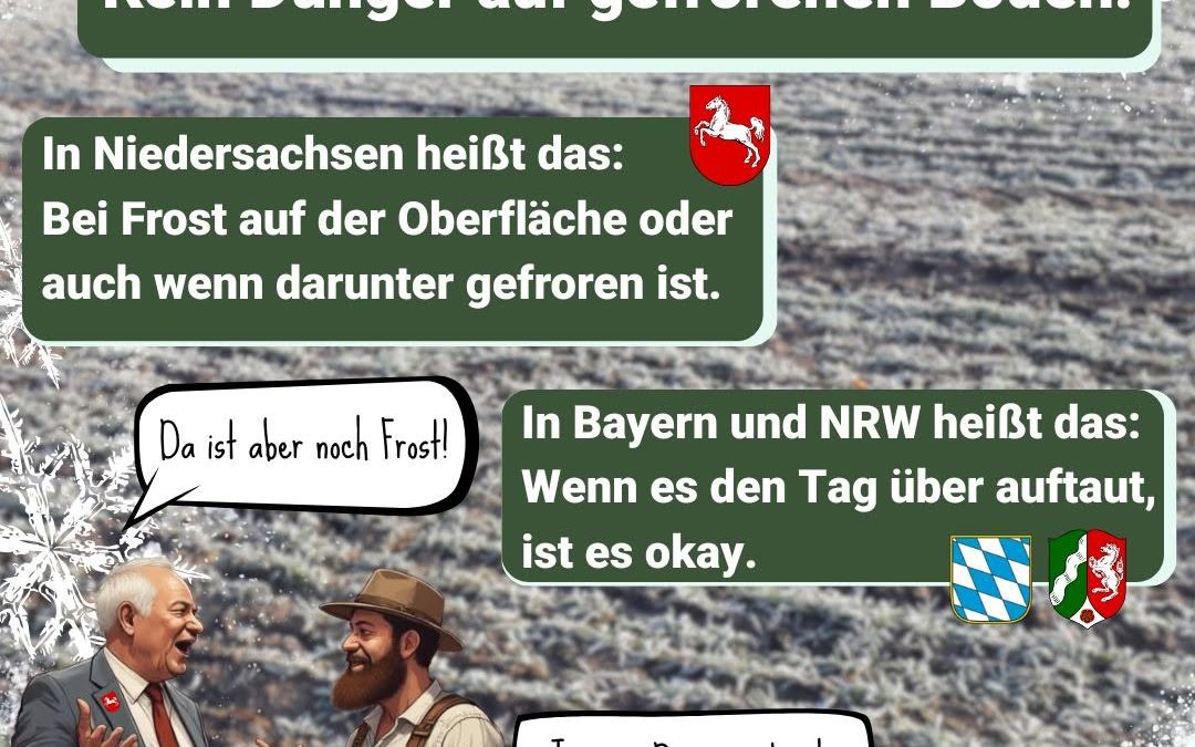 Bodenschonend, reduzierte Emissionen – Auf gefrorenen Boden, der kurz danach auftaut, hat im Flachland viele Vorteile. D…