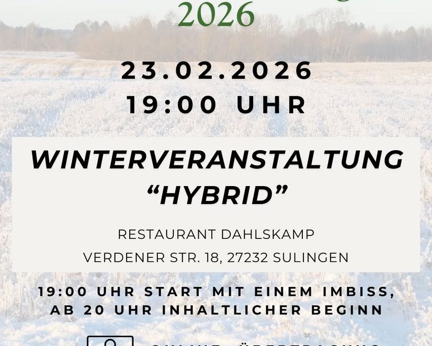 Heute Abend einfach online teilnehmen&hellip;