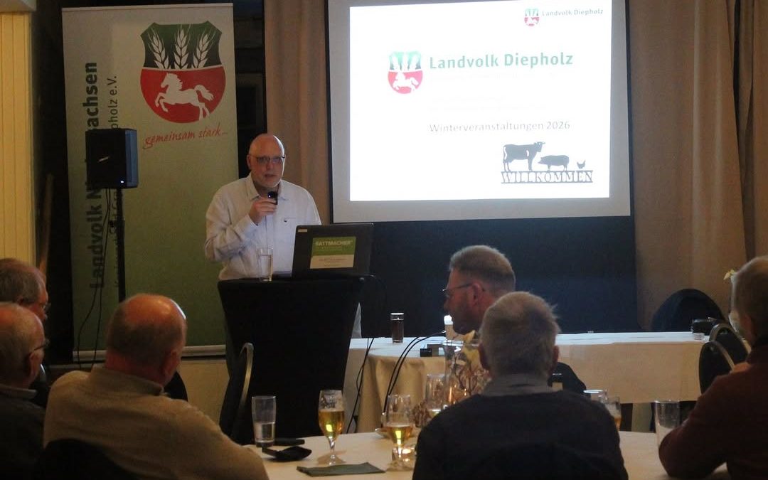 Rückblick auf unsere Winterveranstaltungen. Unsere Vorsitzenden Theo Runge und Jürgen Langhorst gingen auf agrarpolitisc…