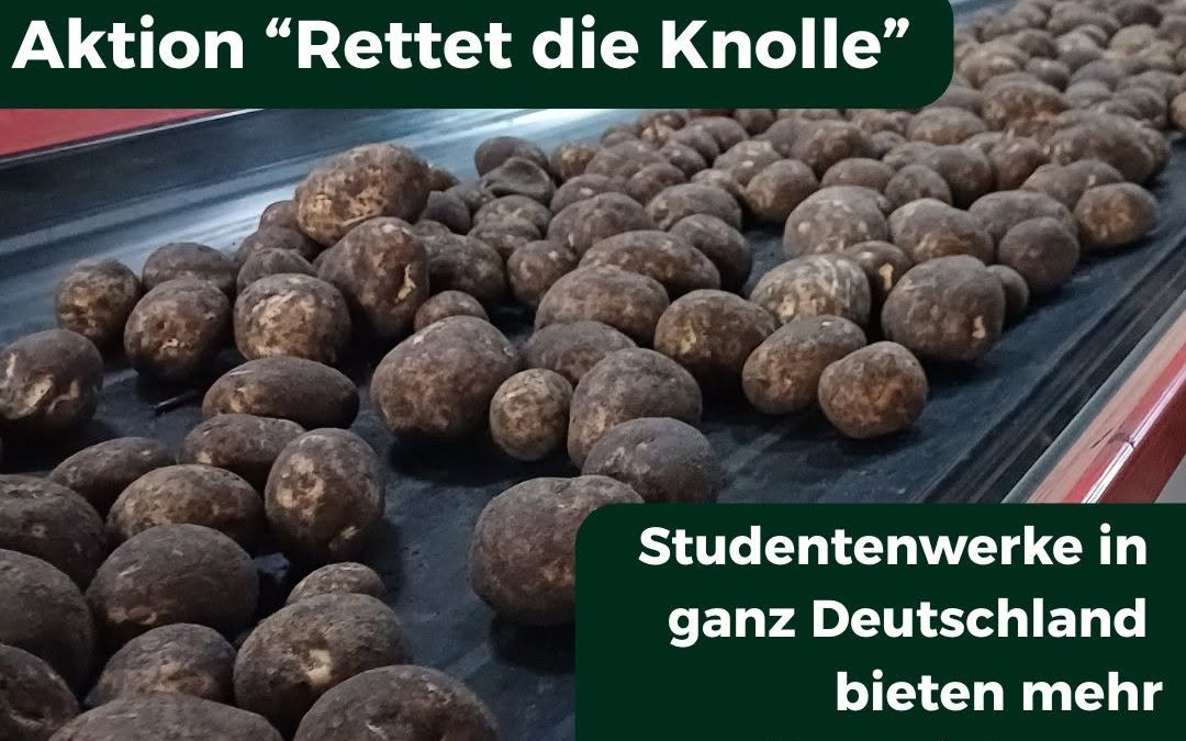 Gute Aktion, angestoßen vom Studentenwerk in Frankfurt am Main: Als Reaktion auf das momentane Überangebot an Kartoffeln…