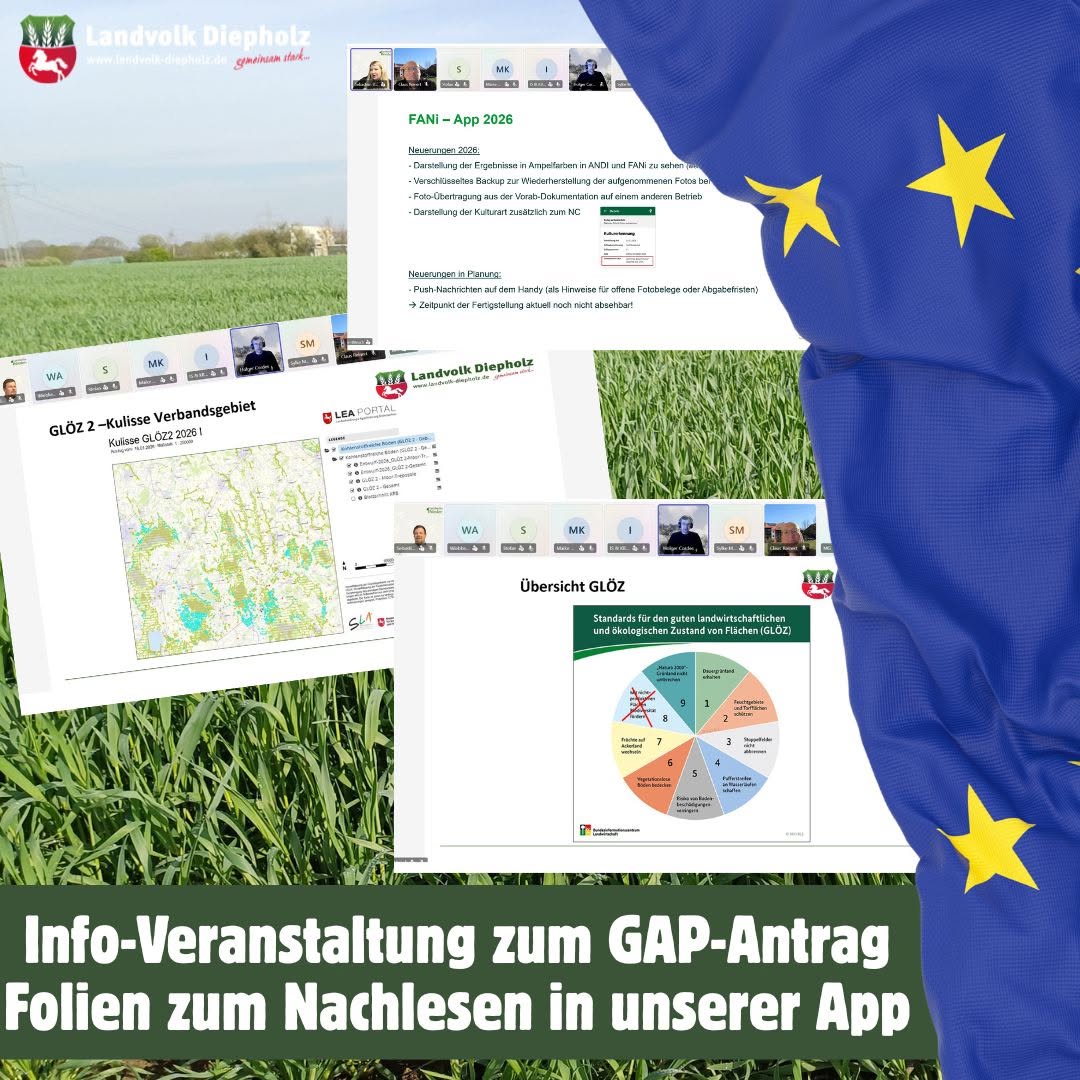 <a href="https://www.instagram.com/p/DV8B6KoACjC" target="_blank">Die Fachleute der @lwkniedersachsen und unser Agrarberater Holger Cordes gaben einen guten Überblick über die Neuerungen…</a>