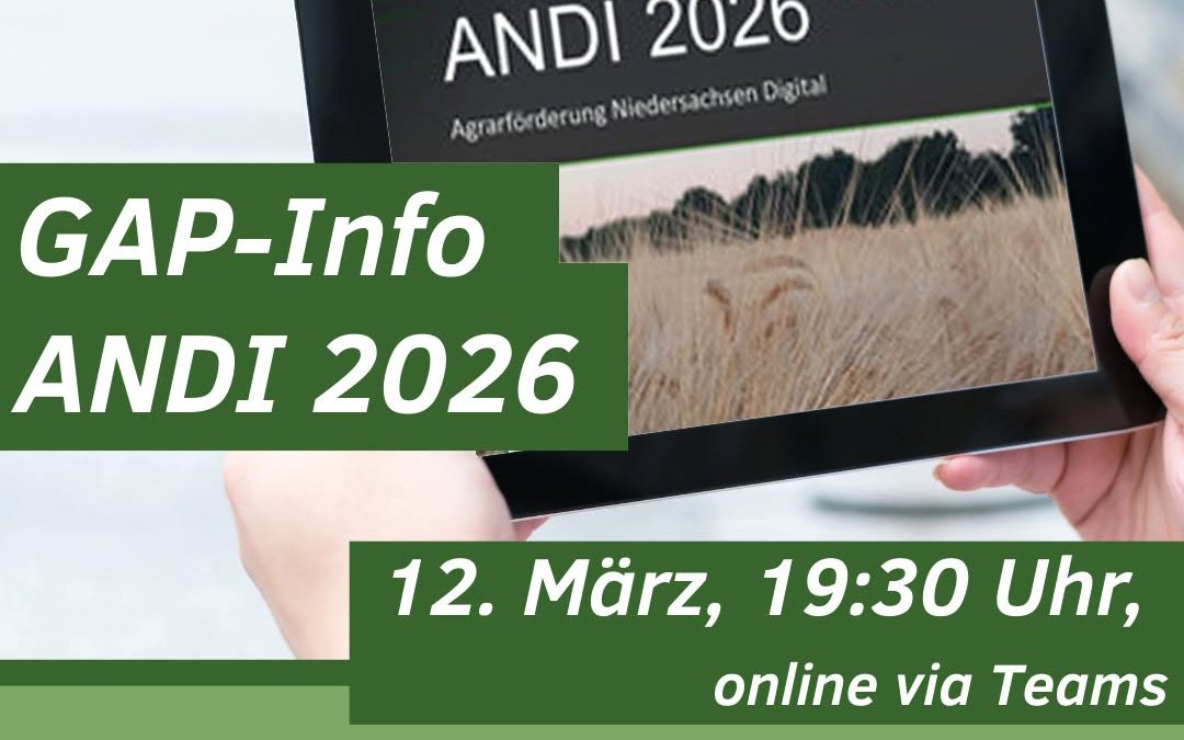 Erinnerung: Heute Abend alles online zur GAP-Antragsphase erfahren! Link auf unserer Homepage! #GAP #GAPInfo #Landvolk #…