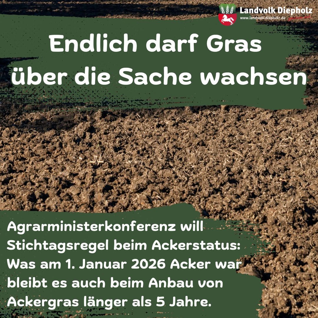 <a href="https://www.instagram.com/p/DWO7IN-jiSy" target="_blank">Gute Nachrichten: Die Agrarministerkonferenz hat sich für die Nutzung der Stichtagsregelung beim Ackerstatus ausgesproch…</a>