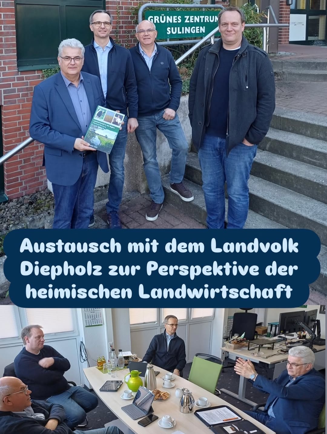 <a href="https://www.instagram.com/p/DW1NAB3Dbkc" target="_blank">Fast zwei Stunden habe ich mich heute beim Landvolk Diepholz mit Geschäftsführer Dr. Jochen Thiering, Vorsitzendem Jürge…</a>