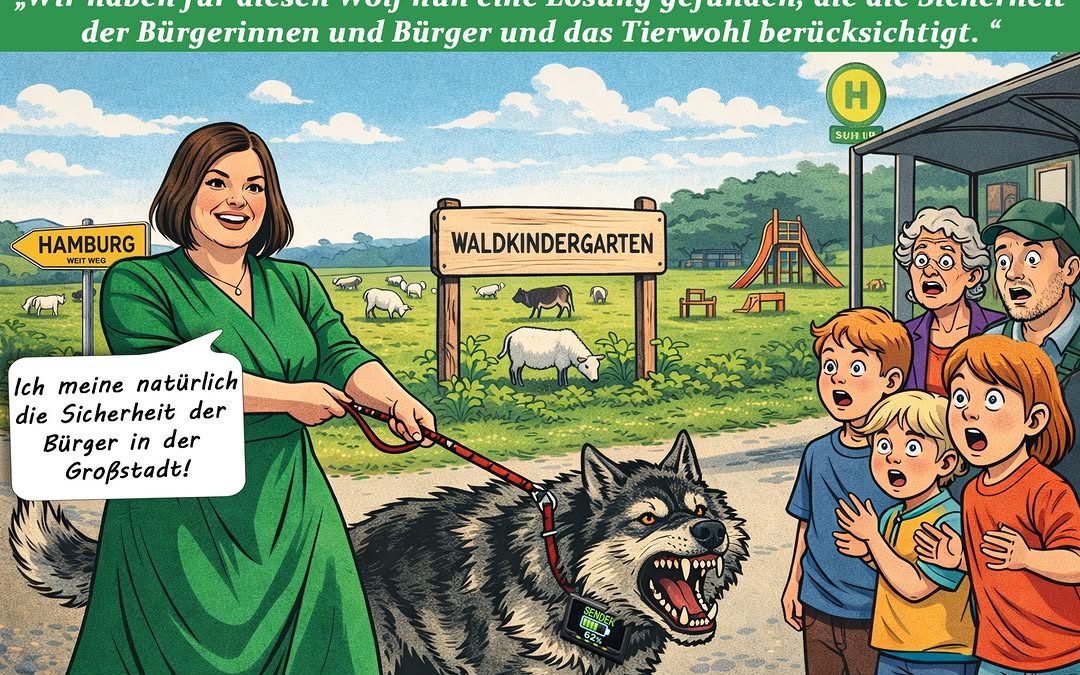 Der Umgang mit dem Hamburger Wolf treibt die Menschen weiter um. Die Umweltsenatorin tut gerade so, als wäre das Raubtie…