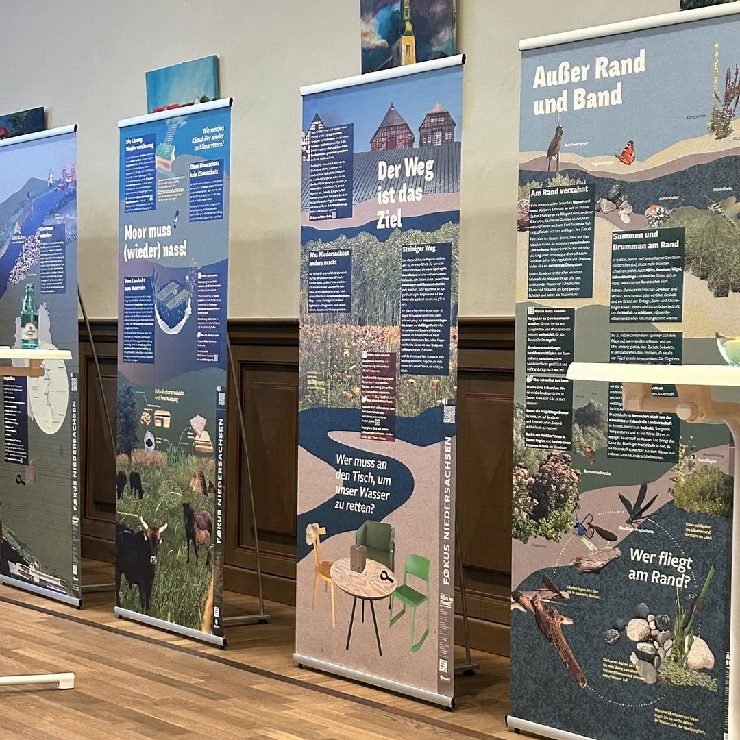 <a href="https://www.instagram.com/p/DXJfENsjYQ2" target="_blank">Am Montag eröffnete im Rathaus der Samtgemeinde Altes Amt Lemförde die Ausstellung „Alles im Fluss!? Wasser in der Krise…</a>