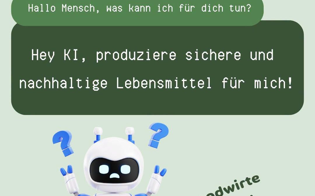 KI kann auch in der Landwirtschaft ein Helfer sein, aber Lebensmittel kommen nicht aus dem 3D-Drucker und können auch ni…