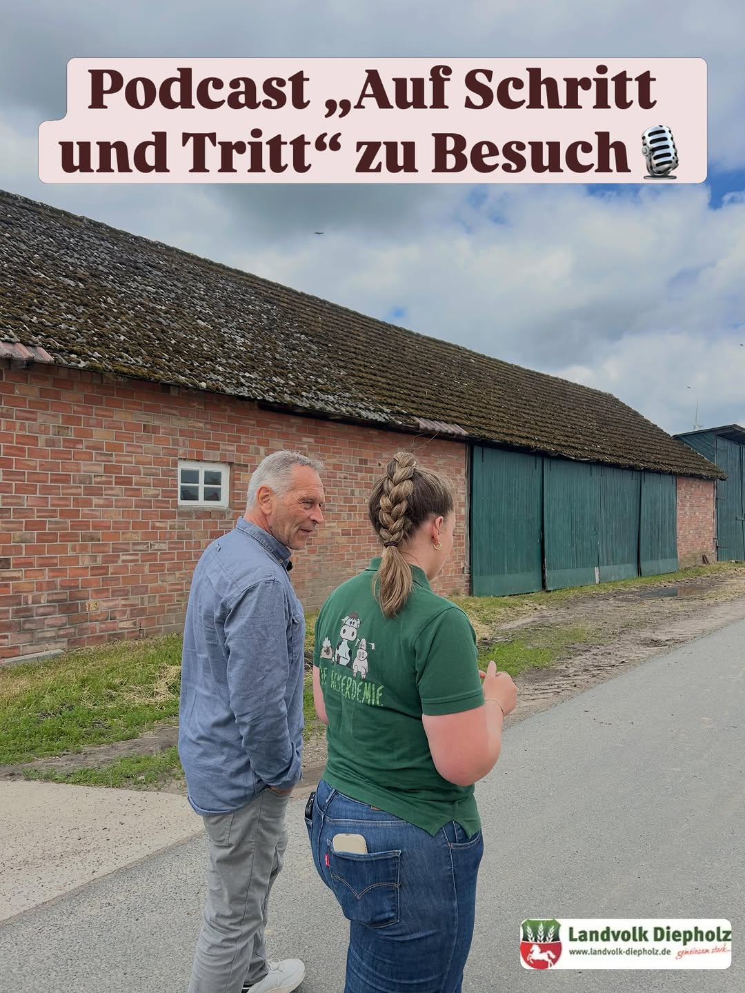 <a href="https://www.instagram.com/p/DZPNNiPDhEh" target="_blank">🎙️ Zu Gast auf dem Hof Meyer! Am Mittwoch hat uns Hagen Wolf vom Podcast „Auf Schritt und Tritt“ der Mediengruppe Kreis…</a>
