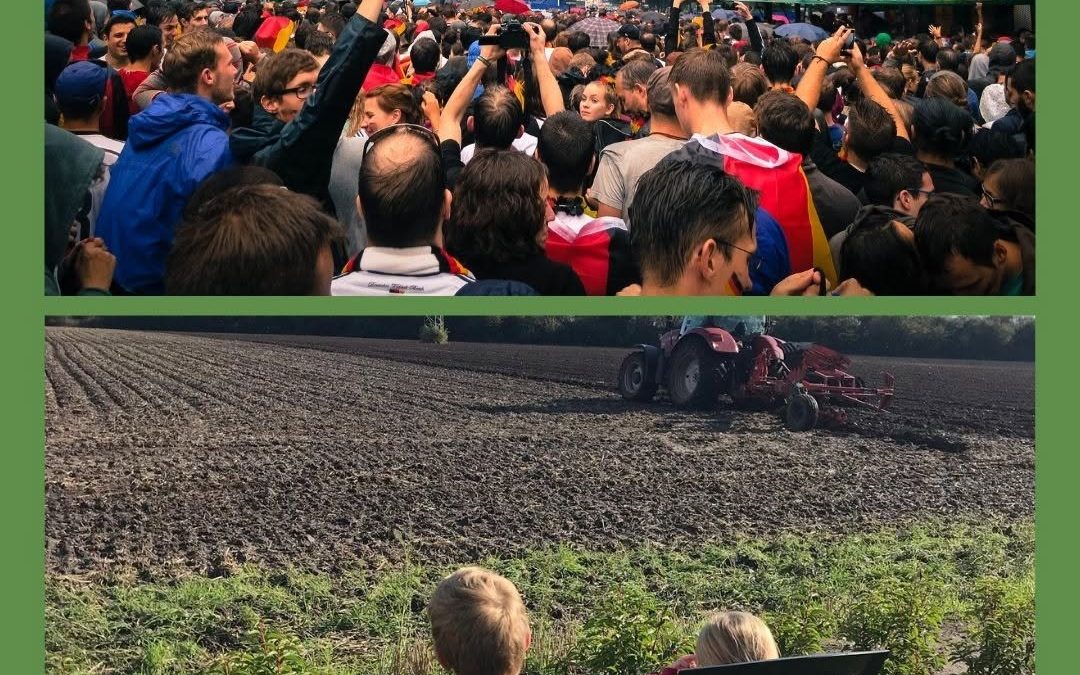 Auf geht's Deutschland! ⚽🇩🇪 Um Landwirtschaft live zu erleben muss man weder nach Amerika noch lange auf bleiben! #WM2…