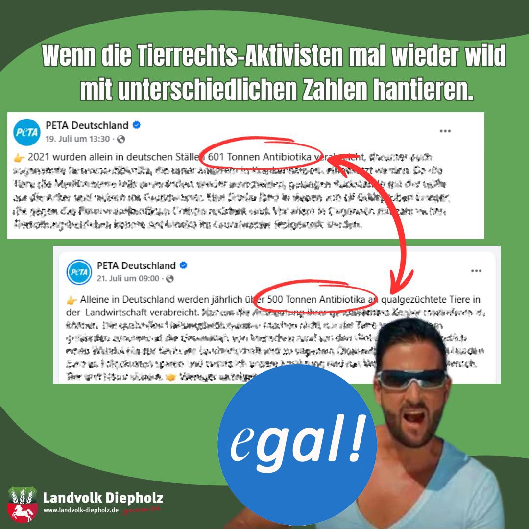 <a href="https://www.instagram.com/p/DbdjO6VjtRW" target="_blank">So kennt man Peta und Co – Hauptsache Stimmung machen. Eine Zahl in den Raum hauen und drei Tage später eine andere. Vie…</a>