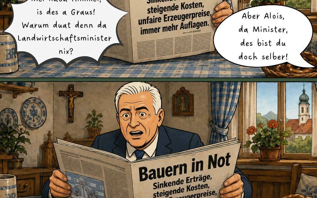 Es gibt Krisengipfel, zurückgezogene GAP-Kürzungen und manche Solidaritätsadressen, aber unser Landwirtschaftsminister A…
