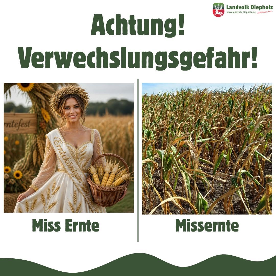 <a href="https://www.instagram.com/p/DcnTdNngmWQ" target="_blank">Sind uns dieses Jahr beide schon begegnet… #Missernte #verwechslungsgefahr #Ernte2026</a>