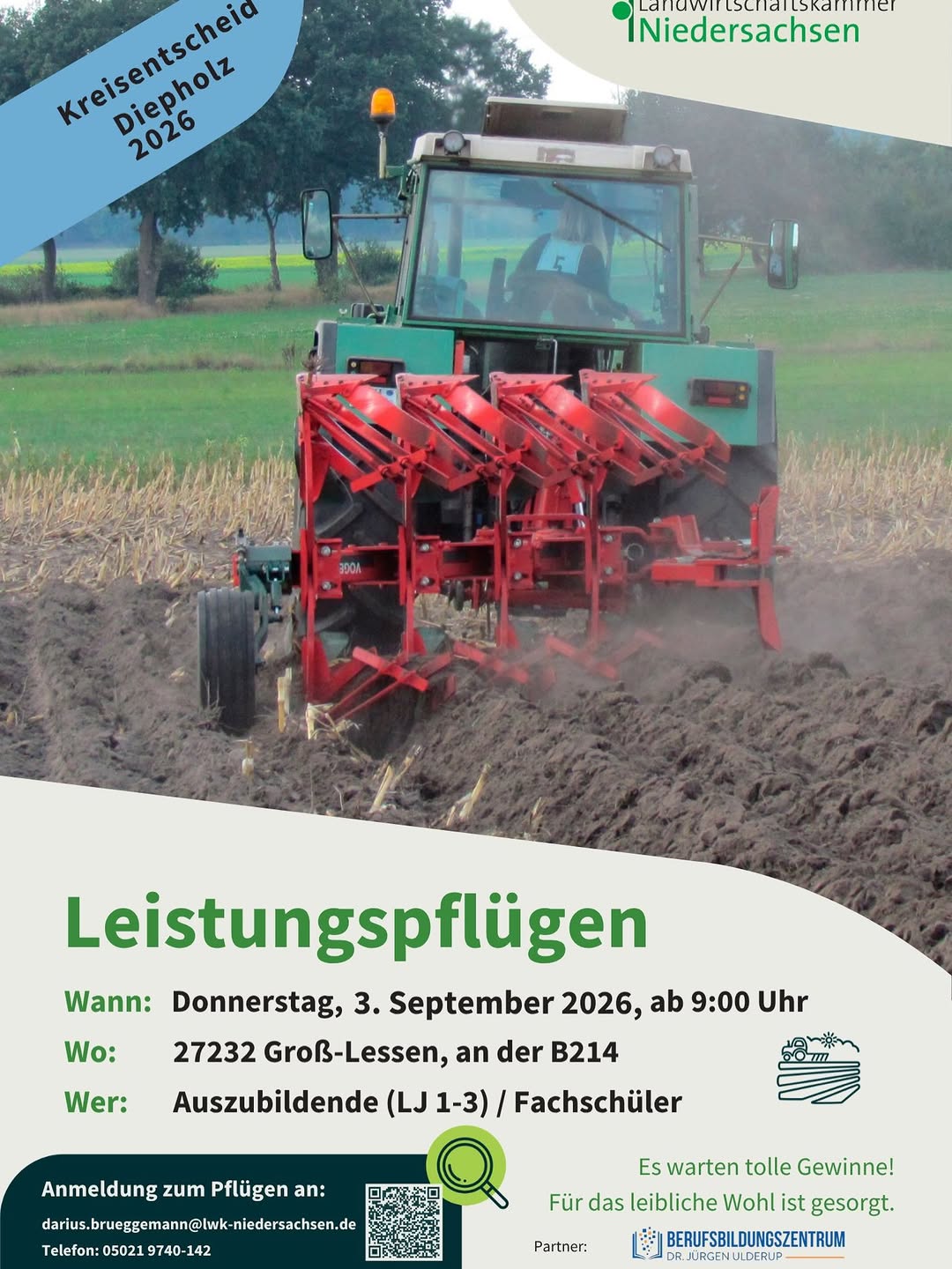 <a href="https://www.instagram.com/p/Dclinh1Ah6X" target="_blank">Es sind noch Plätze frei, meldet euch oder eure Azubis gerne noch an 🚜 #Kreisleistungspflügen #Ausbildung #Landwirtscha…</a>
