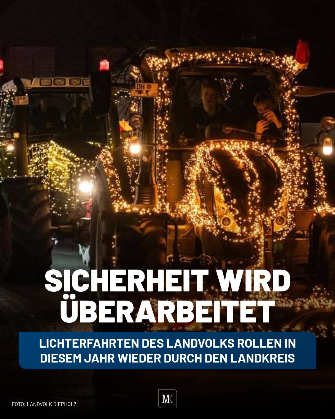 <a href="https://www.instagram.com/p/DdYWplWAgCm" target="_blank">Die beliebten weihnachtlichen Treckerparaden im Landkreis Diepholz sind gerettet! 🚜✨ Nach einem Spitzentreffen von Land…</a>