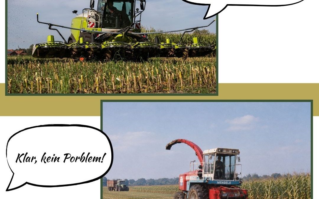 Damals war Schmalspur angesagt… #80er #80erjahre #Maisernte #Mais