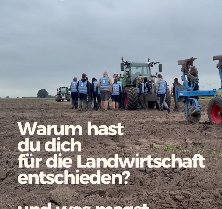🌱🚜 Warum eigentlich Landwirtschaft? Beim Kreis-Leistungsflügen haben wir die Azubis gefragt: Warum habt ihr euch für d…