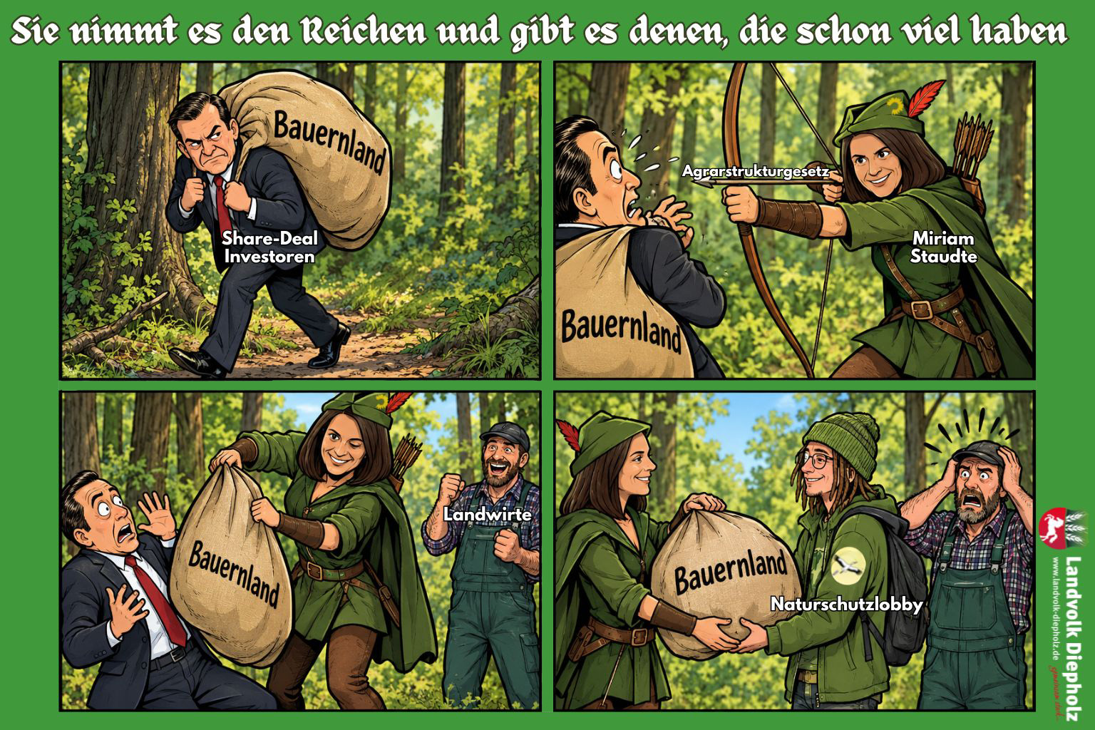 <a href="https://www.instagram.com/p/DeMfB7sikc_" target="_blank">Das Ansinnen des sog. Agrarstrukturgesetzes ist edel und gut, nämlich Bauernland in Bauernhand zu belassen. Doch leider …</a>