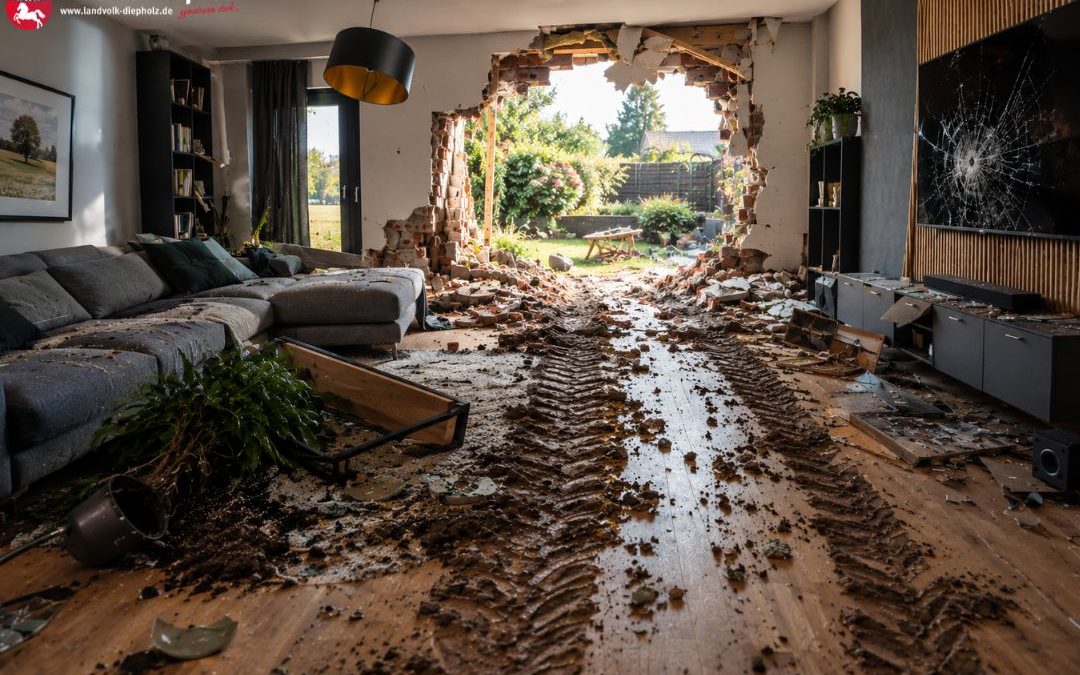 Ein Trecker fährt mitten durch euer Wohnzimmer!?! 😱🚜 Passiert hoffentlich nie. Was aber leider immer wieder vorkommt i…