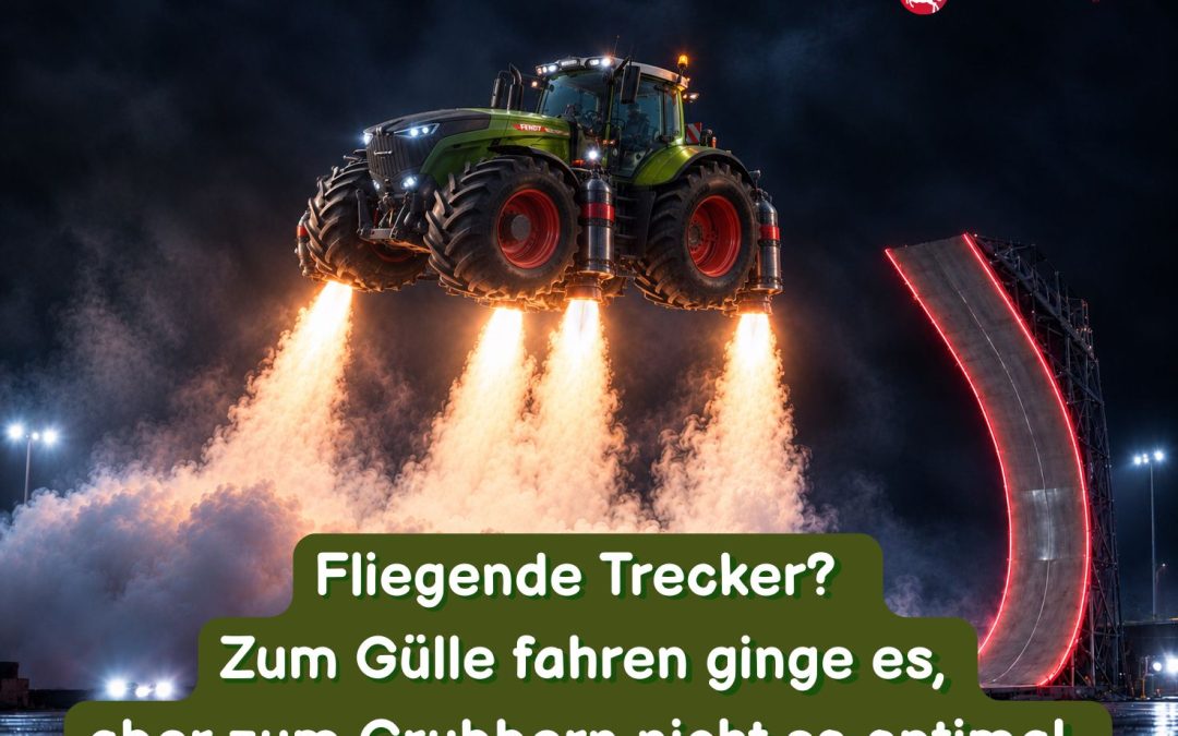 Das fliegende Auto von Tesla machte am Wochenende Furore. Ob die Technik auch für die Landwirtschaft Zukunft hat? 🤔🚜😉…